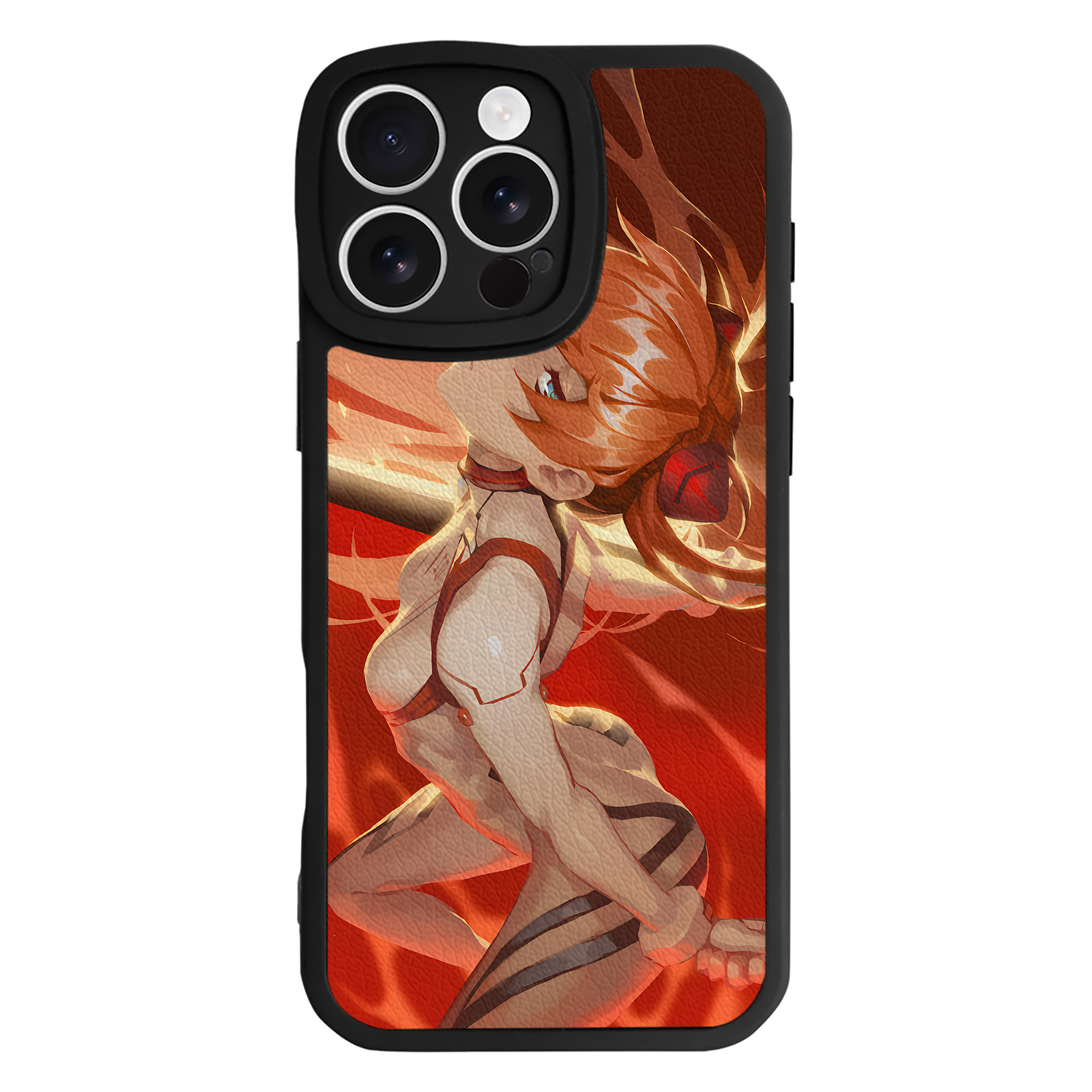 （画像用） EVA 新世紀エヴァンゲリオン 【iPhone 16シリーズ対応】シリコンスマホケース（レザー調） 材質：シリコン